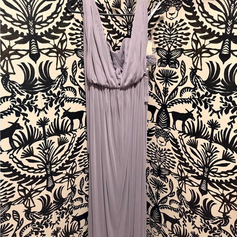 David's Bridal Gray Dress